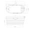 Alfi Brand 61" Free Standing Cedar Wooden Bathtub W/ Chrome Tub Filler AB1136 - alternate 3